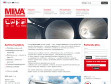 Tablet Screenshot of miva.sk